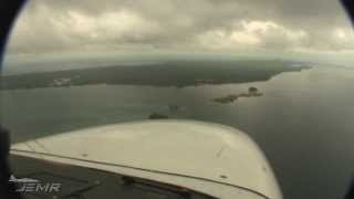 Full Approach amp Landing UtilaHonduras [upl. by Soll]