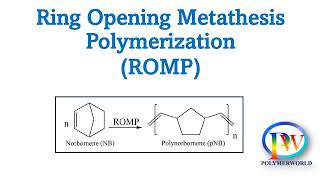 Ring opening metathesis polymerization ROMP [upl. by Hunsinger]