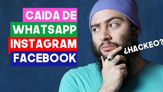 CAIDA de Whatsapp Facebook e Instagram 2021 ¿Qué pasó ¿Fueron hackeados 🤔🤔 [upl. by Swift]