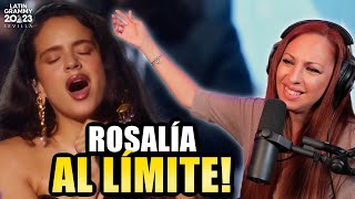 ROSALIA llena de EMOCIONES cantando en los LATIN GRAMMY  Ceci Dover VOCAL COACH reaction amp Analysis [upl. by Pinzler]