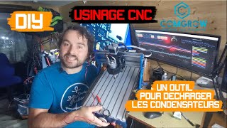 Réalisation dun circuit imprimé très simple avec une CNC Comgrow Robo [upl. by Viviene]