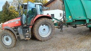 Mist fahren mit Massey Ferguson 6465 Dyna6 Cabview [upl. by Adnim484]