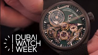 2023 Dubai Watch Week  Greubel Forsey Watches and Greubel Forsey Tourbillon Cardan [upl. by Hubie839]