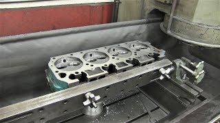 Mopar 440 Engine Build Part 10  Resurfacing Cylinder Heads [upl. by Aek624]