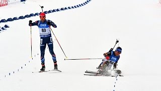 IBU World Championships Sprint Men Holmenkollen  05032016 [upl. by Thorvald160]