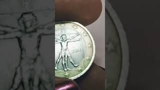 ✳️Característica moneda 1 euro Italia🇮🇹 httpsyoutube7rLSmKedprw elmundodevirginia coin short [upl. by Ahsikin486]