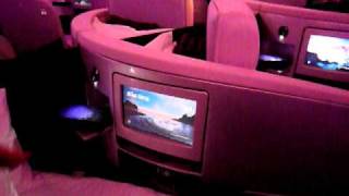 Air New Zealand 777300ER Business Premier Seat [upl. by Johan]