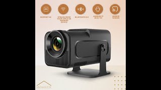 Livato HY320 Mini Support 4KNative 720P with WiFiBluetoothHDMI Android 11 Portable Projector [upl. by Eladnwahs]