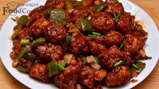 Soya Manchurian Recipe Soya Chilli Meal Maker Manchurian [upl. by Schnorr]