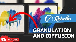 Rebelle 5 amp 6 Tutorials Watercolor Granulation and Diffusion Speed [upl. by Grannias]