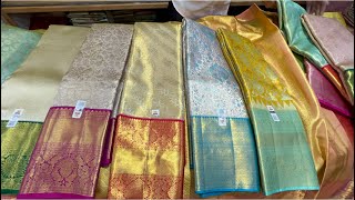 chickpet Bangalore wholesale silk sareesSingle saree courier available [upl. by Suinotna]