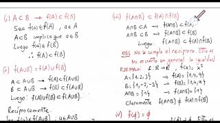 demostración de propiedades entre conjuntos y funciones método directo e indirecto con contraejemplo [upl. by Nerty362]