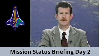 Columbia Shuttle Disaster Mission Status Briefing Flight Day 2  STS107 [upl. by Aymer]