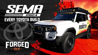 EVERY Toyota Truck Build at SEMA SHOW 2024 Featuring 2025 Land Cruisers Tundras Tacomas amp More [upl. by Sacci]