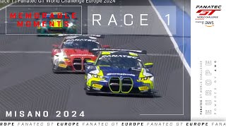 Valentino Rossi WINS Dramatic Finish  Misano Race 1  Fanatec GT World Challenge Europe 2024 [upl. by Ginni]