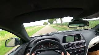 BMW 640i Gran Coupé F06 overview and POV test drive [upl. by Asenab]