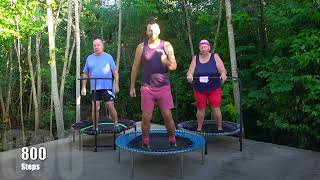 28 Minutes Rebounding Step by Step Series 3000 Steps LOW IMPACT Beginner Seniors Part 3 Jan 2024 [upl. by Uzial]