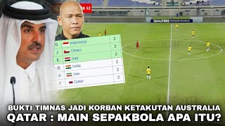 Qatar Ngamuk Gini Rasanya Dicurangi amp Siap Lapor AFC ‘Main Sabun’ Bukti Australia Takut Lawan Indo [upl. by Alliuqaj526]