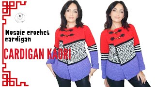 TUTORIAL Cardigan mosaico quot Kaoriquot [upl. by Nart401]