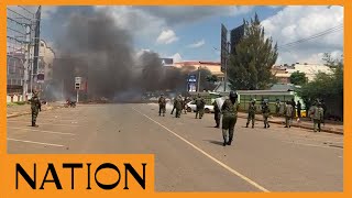 Eldoret antitax protests turn chaotic as police engage in running battles with demonstrators [upl. by Addiego]