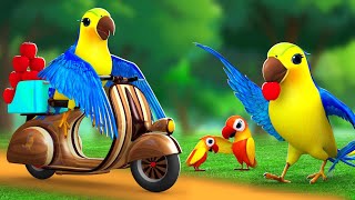 Chitti Chilakamma చిట్టి చిలకమ్మా  Parrots 3D Animation Children Telugu Rhymes  Telugu Parrot Song [upl. by Gwenny782]