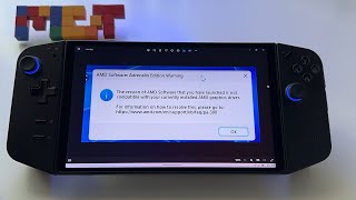 Fix Lenovo Legion Go AMD Adrenalin error not compatible with graphics driver  2 ways to fix it [upl. by Polivy]