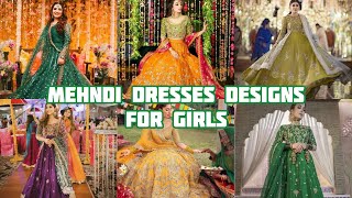 Mehndi Dresses Trends For Girls Collection 202122 [upl. by Catherina]