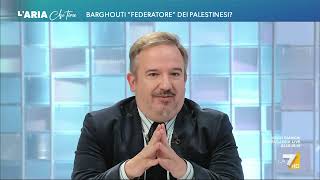 Luca Telese quotBarghouti fa delle acrobazie quando parla di Hamas non vuole condannarloquot [upl. by Hanleigh590]