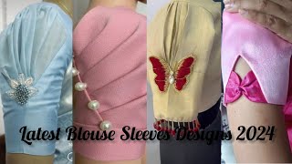 50 Latest blouse sleeves designs 2024 fashion fashiontrends [upl. by Burta366]