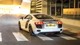 Audi R8 V8 with Capristo Exhaust  LOUD V8 Sounds [upl. by Atul]