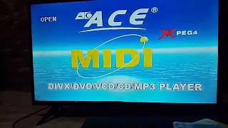 Ace MIDI DVD Player DVDK55 MIDI DVD 4500R [upl. by Jestude]