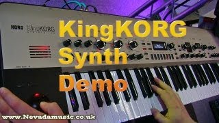 Korg KingKORG Synthesizer Demo [upl. by Adnahsar]