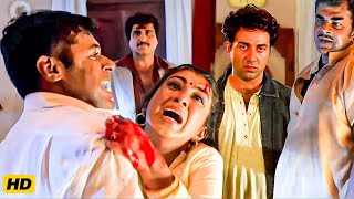 गुंडों ने मिलकर किया सनी देओल के बहन साथ जबरदस्ती फिर जो हुआ  Sunny Deol Action amp Dialogue Scene [upl. by Hannaoj]