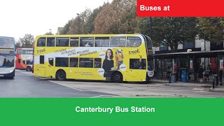 Buses at 1 Canterbury Bus Station [upl. by Fionnula386]