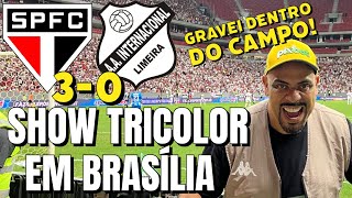 SÃO PAULO 3 x 0 INTER DE LIMEIRA VEJA A VITÓRIA DO TRICOLOR E O SHOW DA TORCIDA EM BRASÍLIA VLOG [upl. by Conlen]