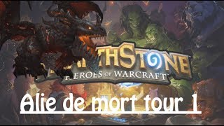 Hearthstone Aile de Mort tour 1 Gameplay Fr [upl. by Chilton]