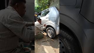 Suzuki Alto model 2022 door denting for paint job [upl. by Stoops205]