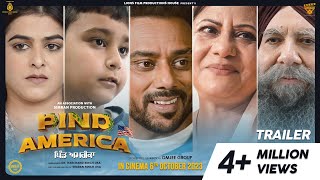 Pind America Official Trailer  New Punjabi Movie  Amar Noori  Bhinda Aujla  Simran Production [upl. by Ahseele]