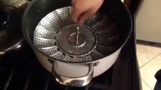 How to use a steaming basket [upl. by Iggy]