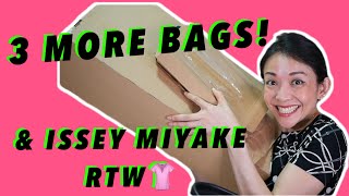 ISSEY MIYAKE ReadytoWear amp 3 MORE BAGS  KAT L [upl. by Hammock]