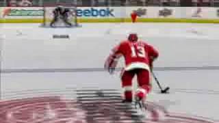 NHL 09 shootout mode with 2players for PS3 [upl. by Nessah654]