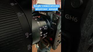 【Panasonic Lumix GH6 highresolution shutter sound】ハイレゾ撮影シャッター音 [upl. by Nisse]