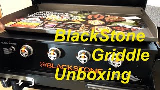 BlackStone Griddle Unboxing [upl. by Huckaby]