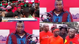 Wontumi Is Behind It As NDC supporters CIashes with P0Iice at Enough is enough dem0 in Kumasi [upl. by Enomal]