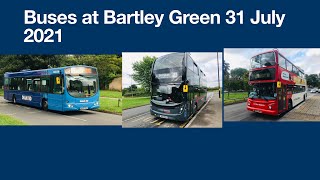 Buses at Bartley Green 31 July 2021 [upl. by Maynord]