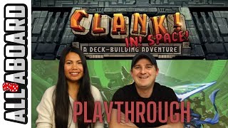 CLANK IN SPACE  Board Game  2 Player Playthrough  How to Burgle the Evil Emperors Spaceship [upl. by Dell]