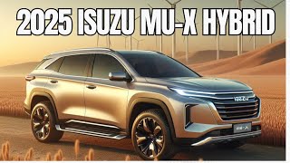 Isuzu MuX Hybrid 2025 Revealed  Modern designfuel efficiency and more [upl. by Warring]