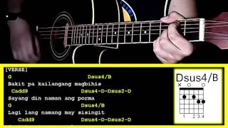 Gitara by Parokya Ni Edgar  Guitar Chords amp Strumming Pattern [upl. by Drapehs643]