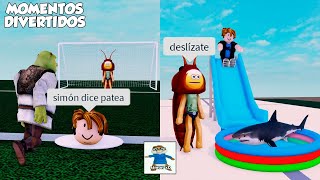 SIMON DICE MOMENTOS DIVERTIDOS CON CHAT DE VOZ PARTE 3 ROBLOX [upl. by Analaj740]