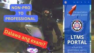 NonPro to Professional Driver license Paano nga ba mag Change DL [upl. by Ynffit]